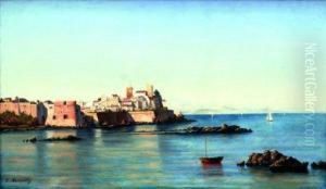 Vue D'antibes by Cesar Mascarelly