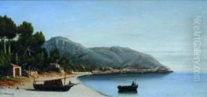 La Plage De Eze by Cesar Mascarelly