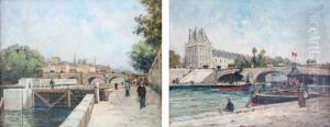 Quai De Seine, Paris by Gustave Mascart
