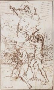 The Martyrdom Of St.paul by Agostino Masucci