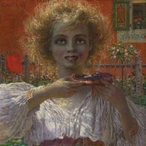 A Girl With A Cake