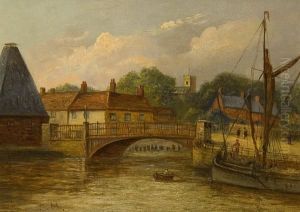 Stoke Bridge, Ipswich by Christopher Mark Maskell