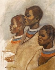 Ndebele Trio by Albert E. Mason