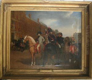 Napoleon I Reviewing The Guards by John James Masquerier