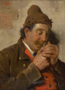 Le Fumeur by Pompeo Massini