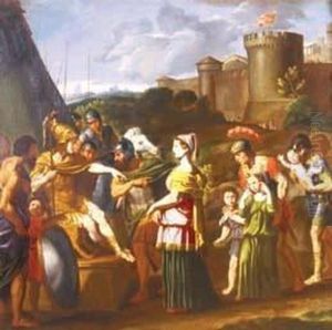 Alessandro E Timoclea. by Lucio Massari