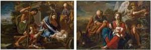 L'adoration Des Bergers by Angelo Massarotti
