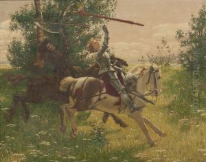Jungling Mit Tod by Edmond Massau