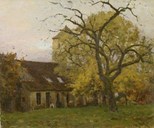 L'eglise Dans La Campagne En Automne