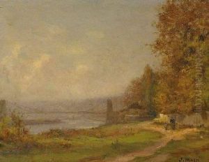 Vue Sur La Seine by Jean Eugene Masse