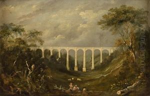 Veduta Del Ponte Di Civita Castellana by D'Azeglio Massimo