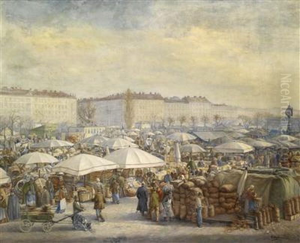 Hustle And Bustle At The Naschmarkt - view 1