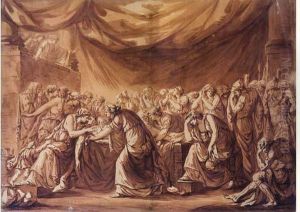 La Mort D'un Heros De L'antiquite by Alexandre Charles Masson