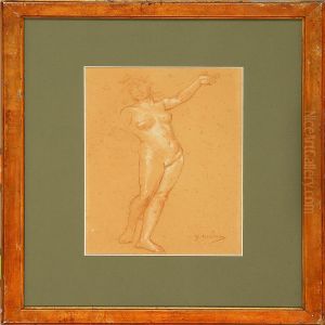 A Nude Female Model by B. Masson