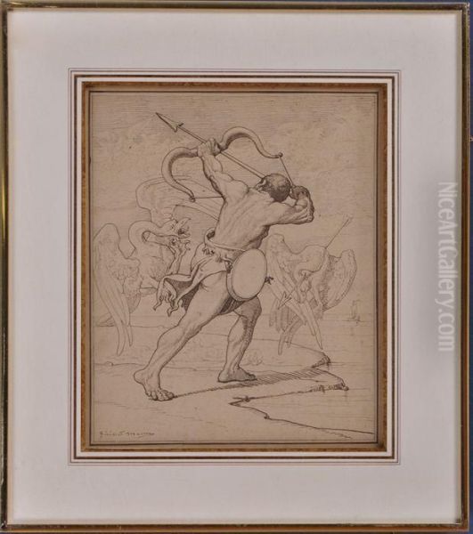 Hercules And The Stymphalian Birds - view 1