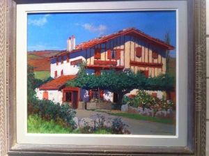 Ferme Basque A Sare by Georges Masson