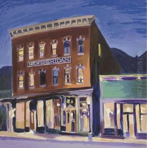 New Sheridan Hotel At Night