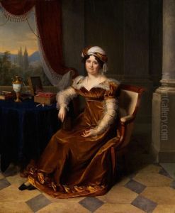 Portraitbildnis Der Madame Marbon by Firmin Massot