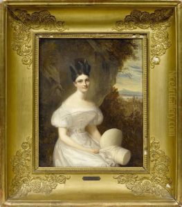 Portrait D'adelaide Hippolyte Octavie by Firmin Massot