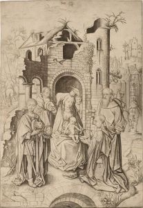 The Adoration Of The Magi by Master I.A.M. Of Zwolle