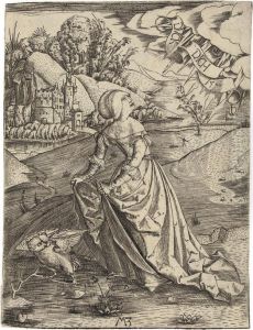 The Woman With The Owl by Master M.Z.