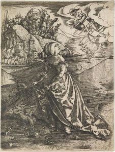 The Woman With An Owl (duck Dich)