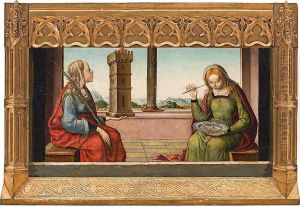 Santa Barbara Y Santa Lucia by Master Of Astorga