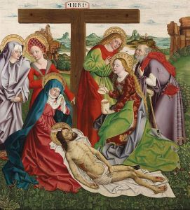 Beweinung Christi by The Master Of Frankfurt