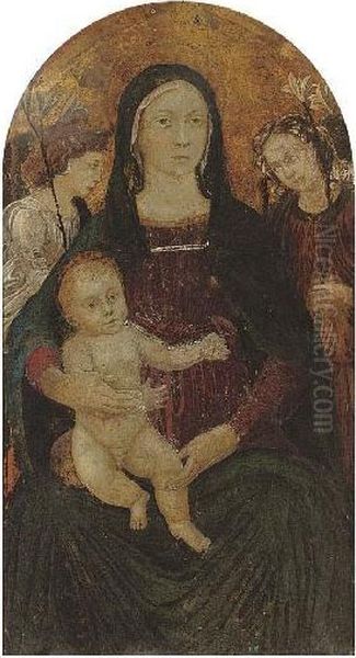 The Madonna And Child Surrounded By Angels - view 1