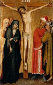 The Crucifixion by Master Of Saint Lawrence