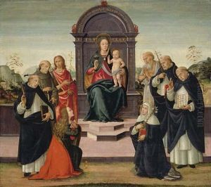 The Madonna And Child by Master Of The Apollo And Daphne Legend