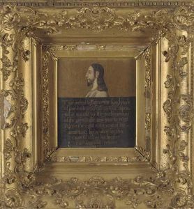 Profile Of Christ by Master Of The Emerald Icons