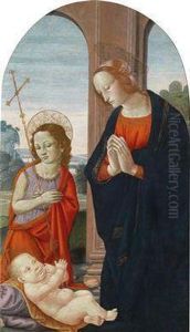 Madonna And Child With Saint John The Baptist
