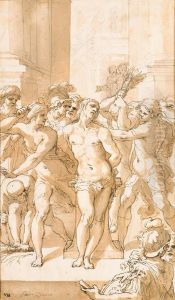 The Flagellation by Master Of The Ghislieri Apse