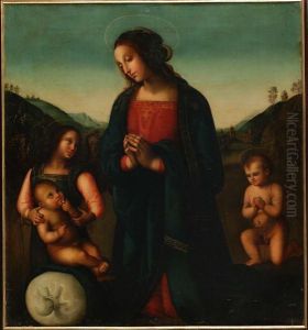 Copia Moderna Della Madonna Del Sacco Del Perugino by Master Of The Giovanelli Madonna