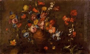 Natura Morta Con Fiori by Master Of The Guardeschi Flowers