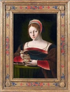 Marie Madeleine by Master Of The Half-Length Figures