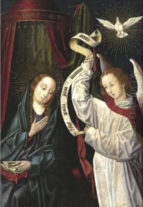 Annunciation by Master of the Khanenko Adoration
