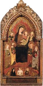 Madonna Col Bambino Fra Santi; Pieta