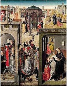 Scenes From The Life Of St. Catherine by Master Of The Legend Of Saint Catherine