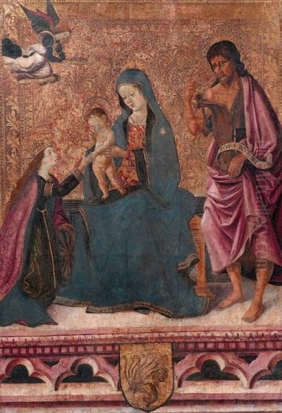 The Mystic Marriage Of Saint Catherine Of Alexandria, With Saint John The Baptist - view 1