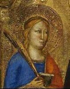 Madonna In Trono Col Bambino Tra Due Sante Martiri E I Santi Giovanni Battista E Pietro