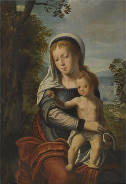 The Virgin And Child In A Landscape - view 1