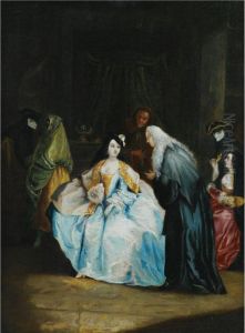 The Meeting by Master Of The Riflessi