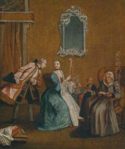 Scena Galante by Master Of The Riflessi