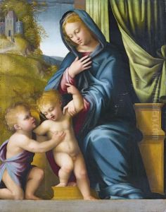Madonna Con Bambino E San Giovannino