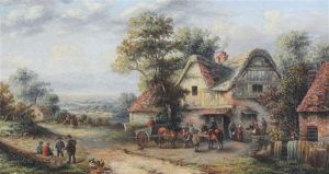 Village Scenes; Near Guildford & Near Ockley Village Scenes; Near Guildford & Near Ockley