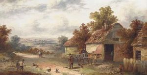 The Old Farm, Near East Grinstead by Masters Edward