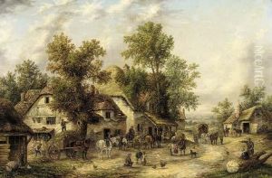 Outside The Inn by Masters Edward