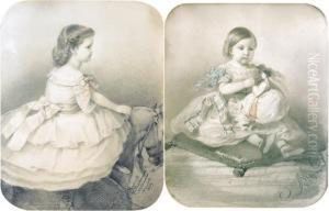 A. Portret Dziewczynki Na Koniku, 1859
 B. Portret Dziewczynki Z Lalka